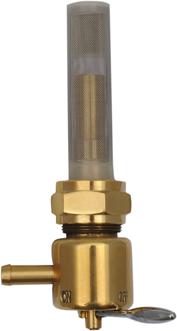 DRAG SPECIALTIES Forward Round Petcock - Bronze 1/4" OUTLET, 5/16" BARB 03-0074BRL