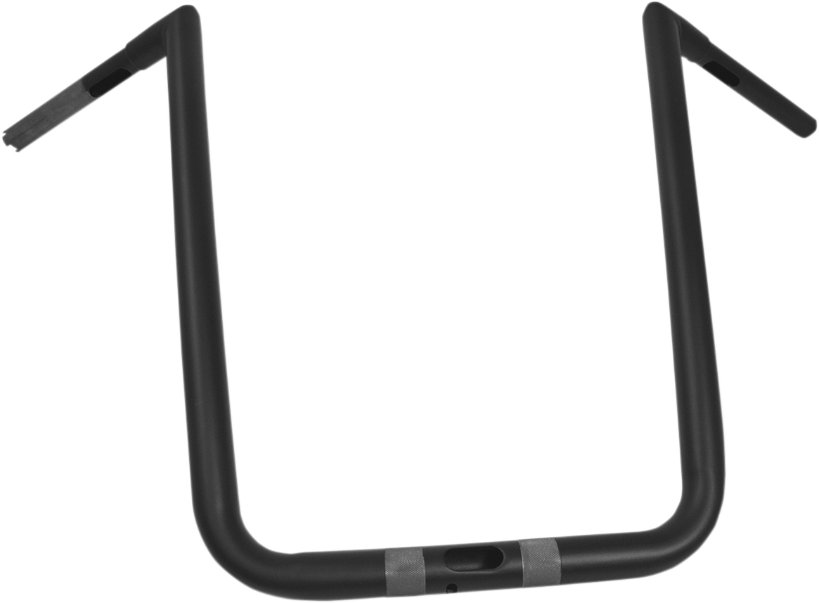 LA CHOPPERS Handlebar - Hefty Twin Peaks - 19" - Flat Black LA-7312-69M