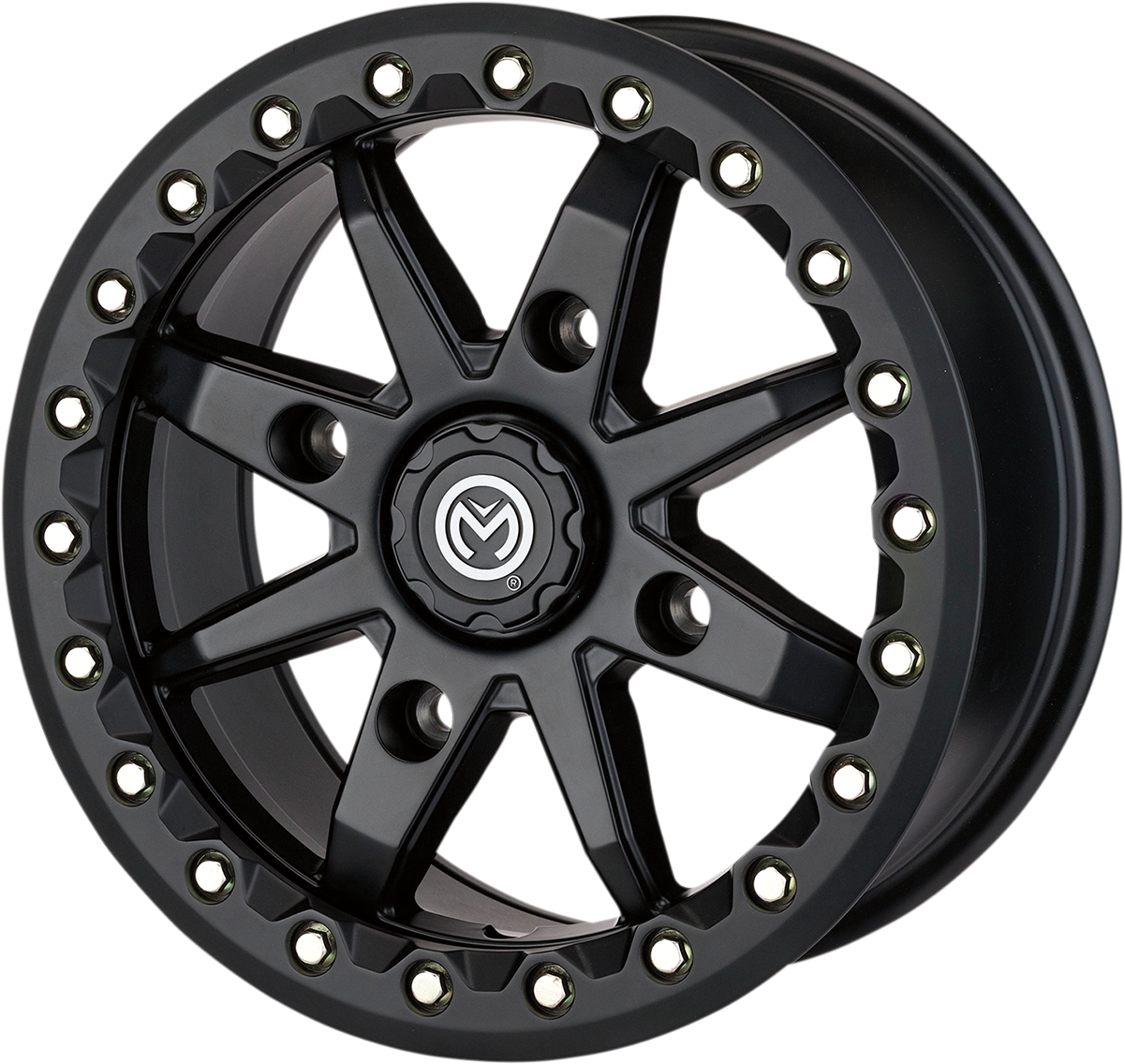 Rueda MOOSE UTILITY - 544X Beadlock - Delantera/Trasera - Negra - 14x7 - 4/136 - 5+2 544BL147136SB54 