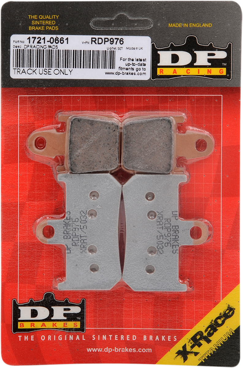 DP BRAKES RDP Racing Brake Pads - YZF 1000 R RDP976