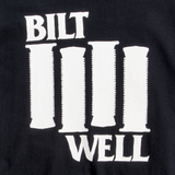 BILTWELL Damaged T-Shirt - Black - Small 8101-073-002