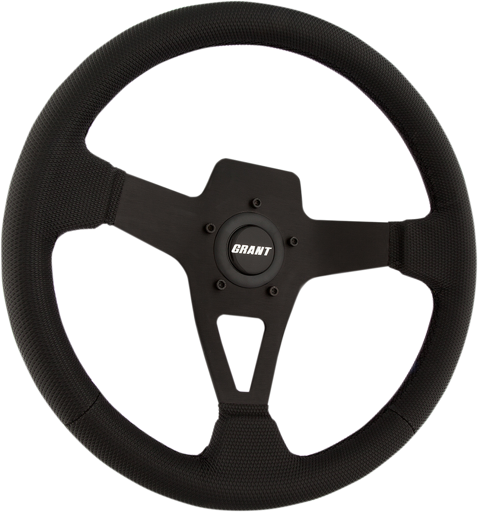 GRANT PRODUCTS Edge Series Steering Wheel - Black - Gripper Series 8523