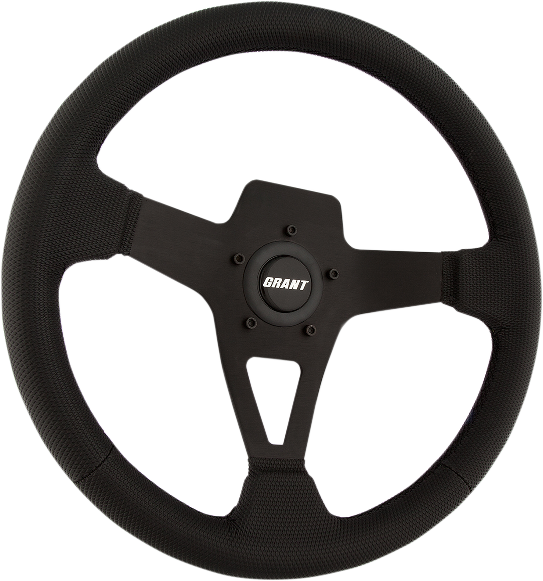 GRANT PRODUCTS Edge Series Steering Wheel - Black - Gripper Series 8523