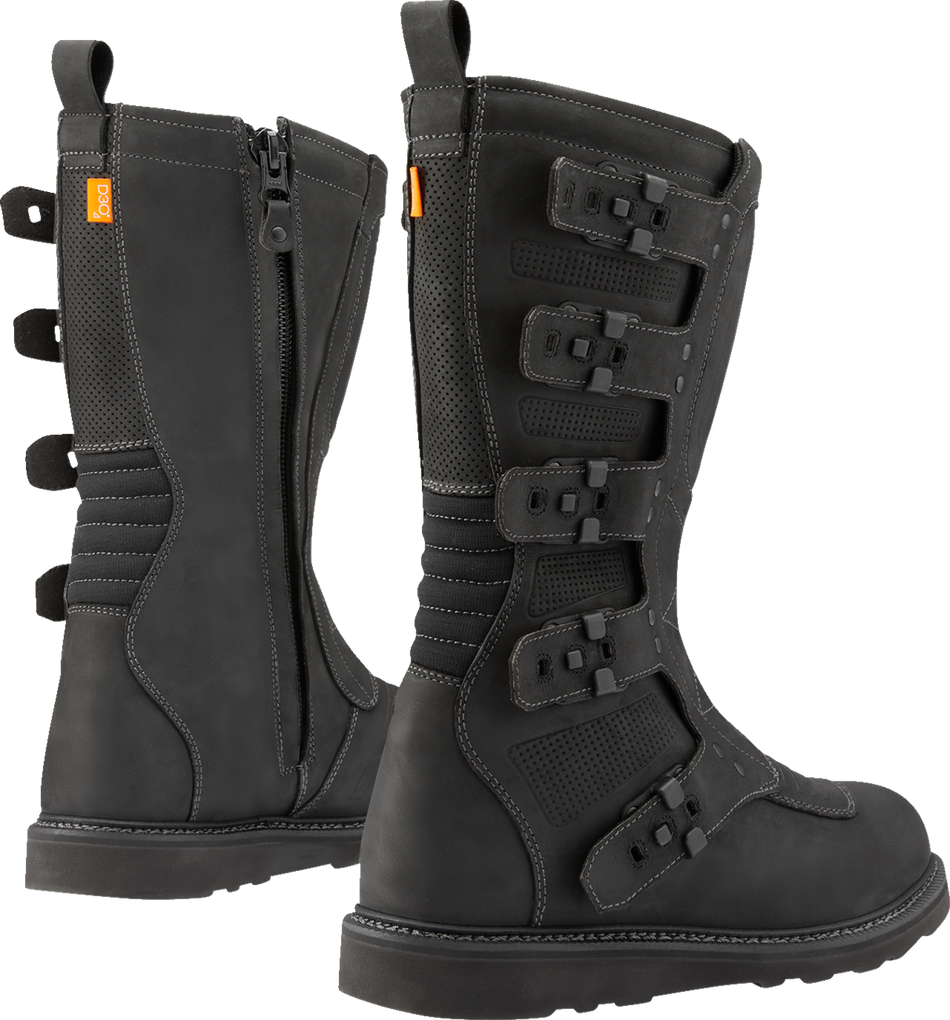 ICON Elsinore 2™ CE Boots - Black - Size 8.5 3403-1210
