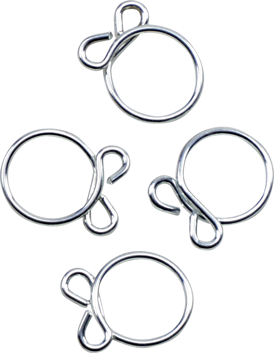 ALL BALLS Refill Kit - Wire Clamp - Silver - 4-Pack FS00045