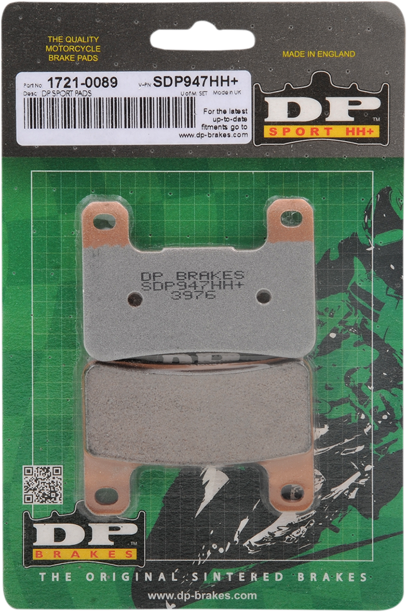 DP BRAKES Sintered Brake Pads - Kawasaki/Suzuki SDP947HH