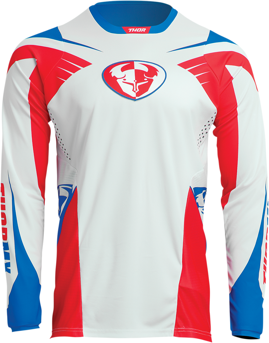 THOR Pulse 04 LE Jersey - Red/White/Blue - Medium 2910-6913