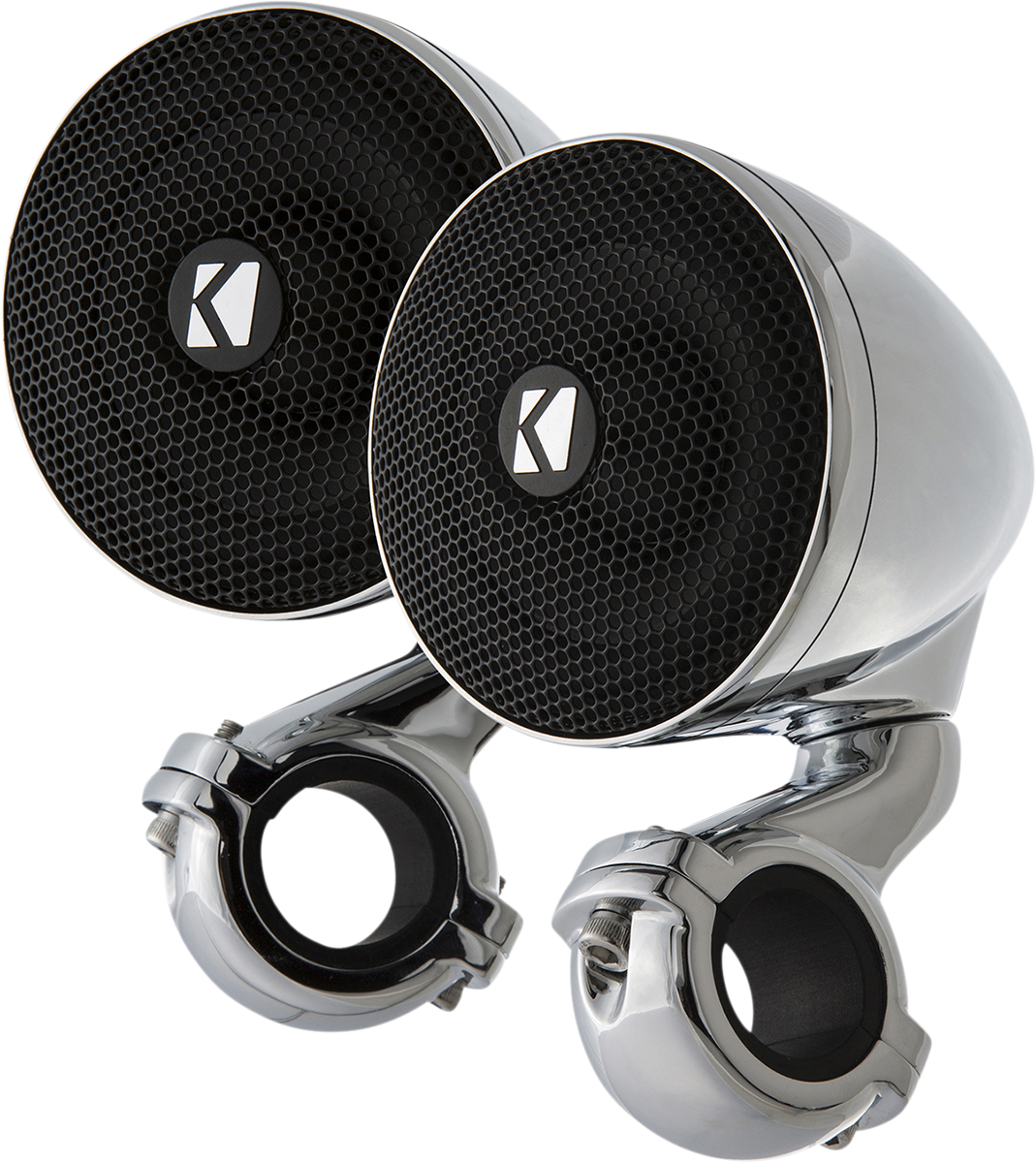 KICKER Mini Speakers - 2 ohm - Chrome 47PSM32