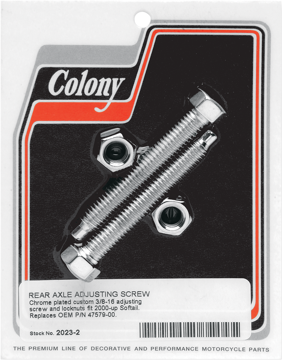 COLONY Axle Adjuster - Rear - 00-07 ST 2023-2