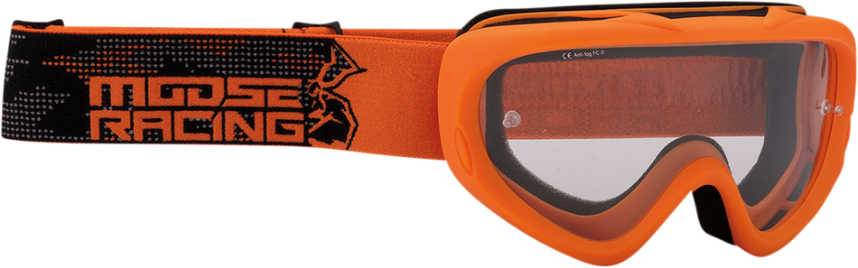 MOOSE RACING Youth Qualifier Goggles - Agroid - Orange 2601-2665