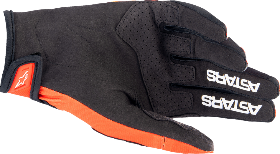 ALPINESTARS Techstar Gloves - Hot Orange/Black - Small 3561023-411-S