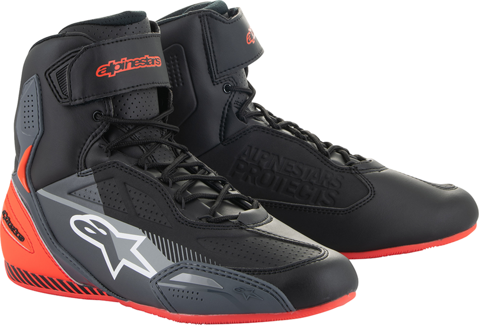 ALPINESTARS Faster-3 Shoes - Black/Gray/Red - US 10.5 2510219-1130-10.5