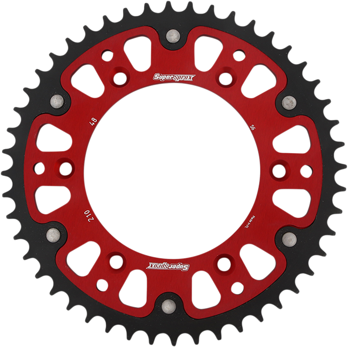 SUPERSPROX Stealth Rear Sprocket - 48 Tooth - Red - Honda RST-210-48-RED