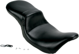 LE PERA Daytona 2-Up Seat - Without Backrest - Smooth - Black - FLHT '08-'22 LK-567