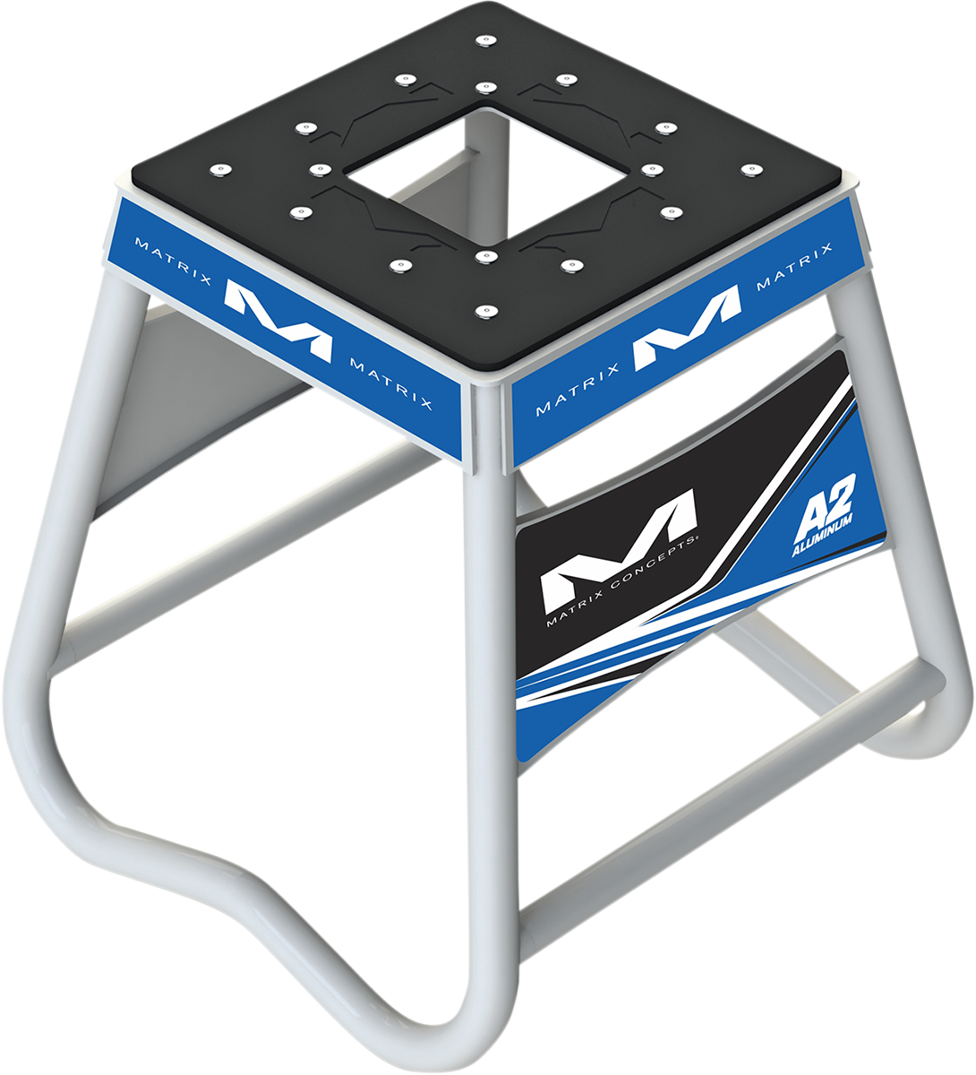 MATRIX CONCEPTS,LLC A2 Stand - Aluminum - Blue/White A2 103