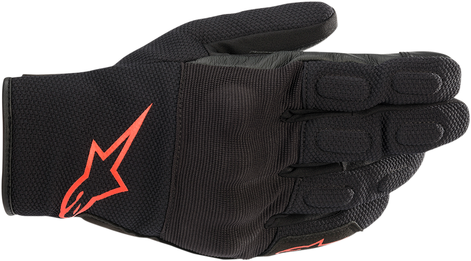 ALPINESTARS S-MAX Drystar® Gloves - Black/Fluo Red - 2XL 3527620-1030-2X