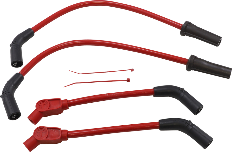 SUMAX Spark Plug Wires - 10.4 mm - Red 49238