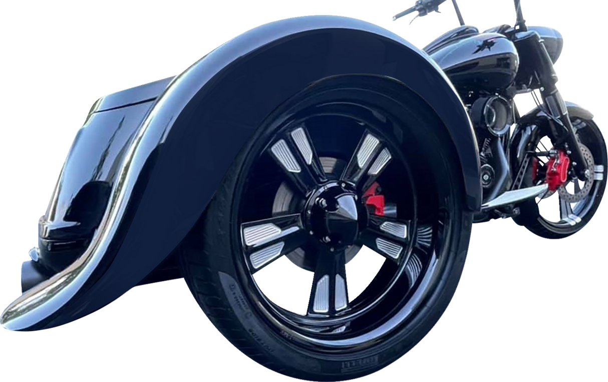 PAUL YAFFE BAGGER NATION Swoop Trike Fender - Left - Freewheeler® PYO:BWTF-L-FR