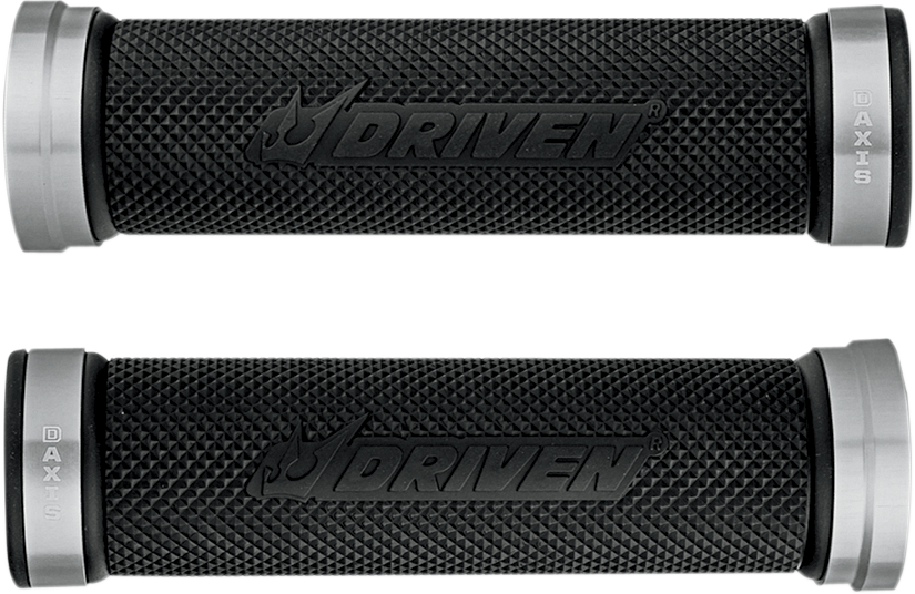 DRIVEN RACING Grips - D-Axis - Silver/Black DXG-SL