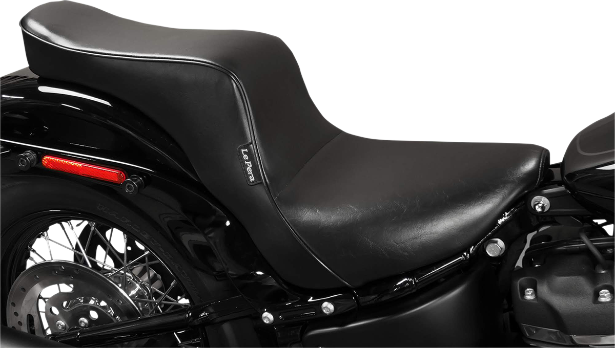 LE PERA Cherokee Seat - Smooth - Black - Softail '18+ LYX-020