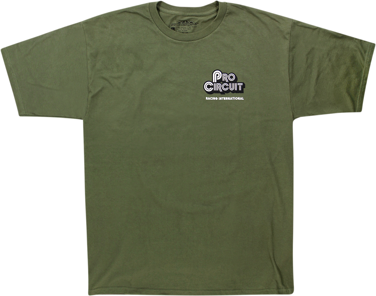 PRO CIRCUIT Pit Bike T-Shirt - Green - Large 6431720-030