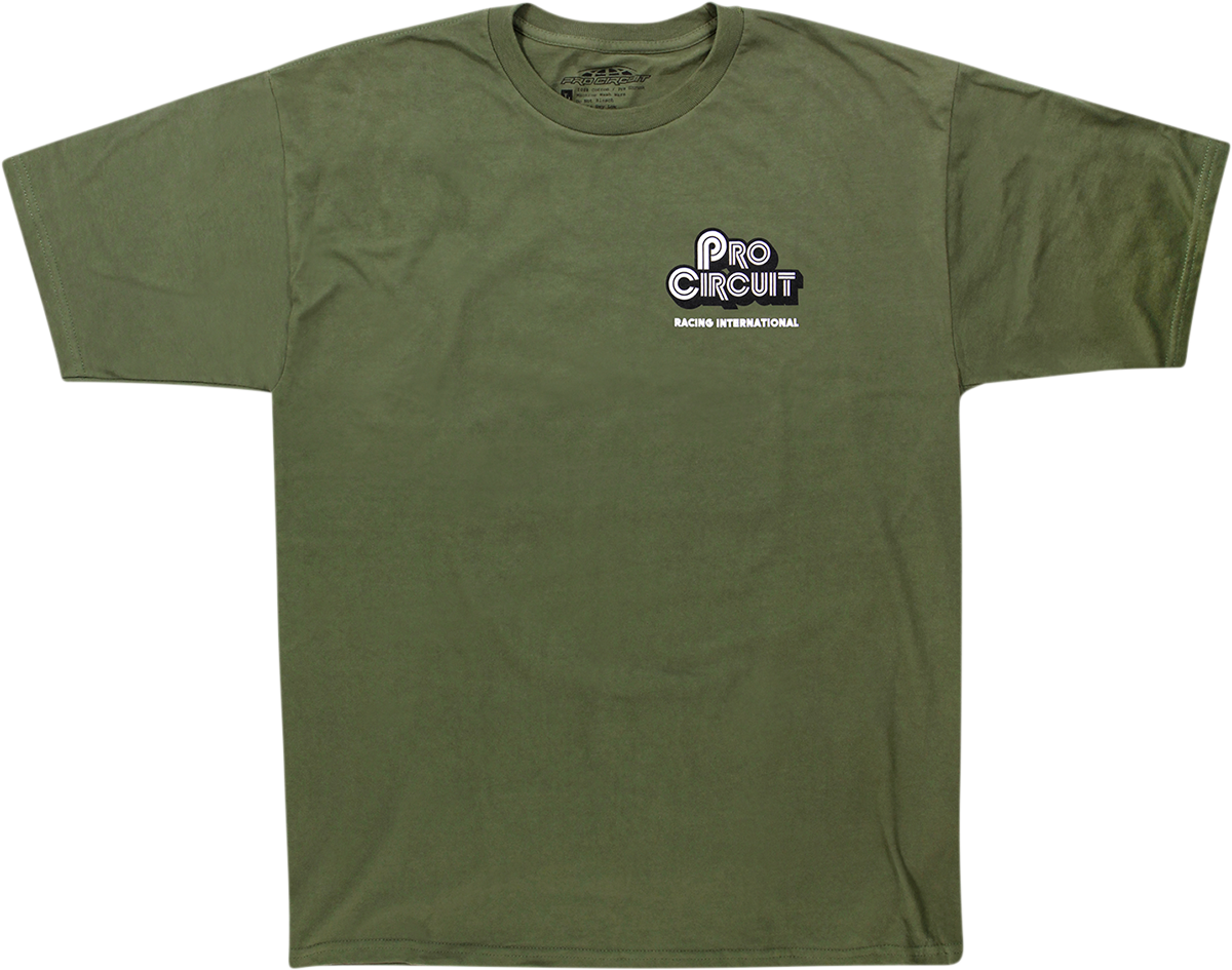 PRO CIRCUIT Pit Bike T-Shirt - Green - XL 6431720-040