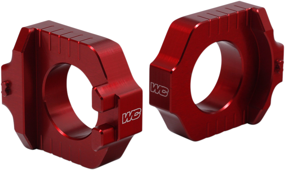 WORKS CONNECTION Elite Axle Block - Red 17-270