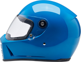 BILTWELL Lane Splitter Helmet - Gloss Tahoe Blue - Small 1004-129-502