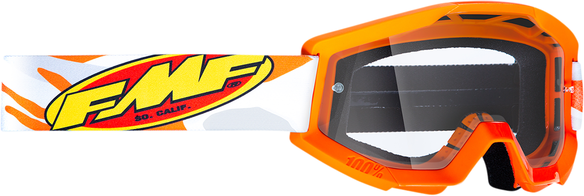 FMF PowerCore Goggles - Assault - Gray - Clear F-50050-00002 2601-3007