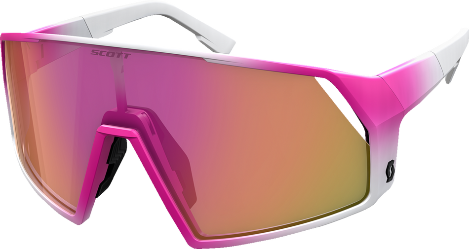 SCOTT Pro Shield Sunglasses - JP61 - White/Pink - Pink Chrome 412057-1087276