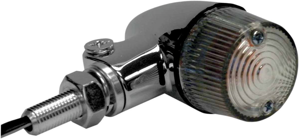 K&S TECHNOLOGIES Marker Light - Single Filament - Chrome/Clear 25-8331CM