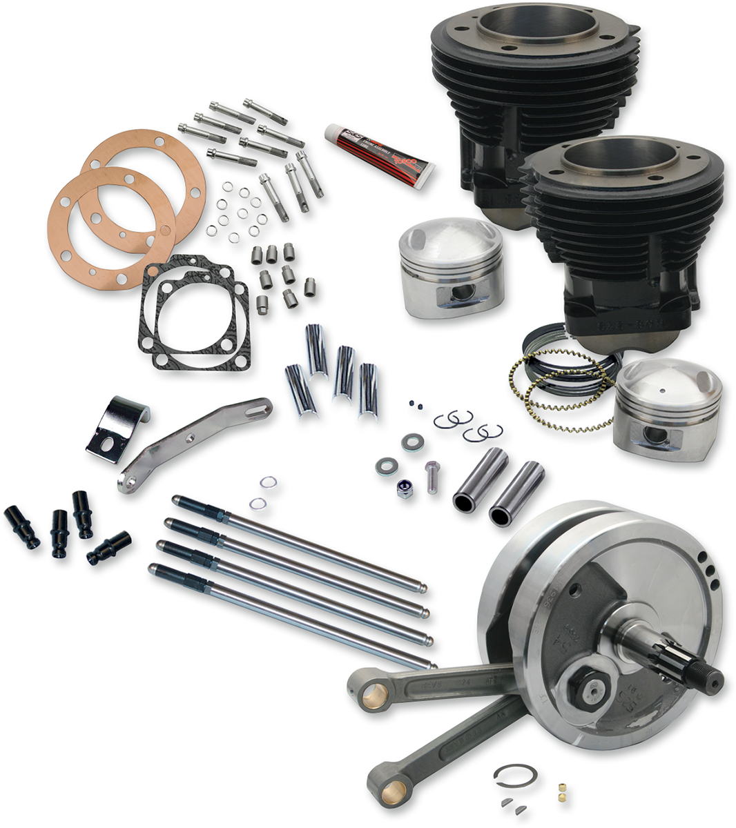 Kit de enrollador lateral S&amp;S CYCLE - 93" 91-9126