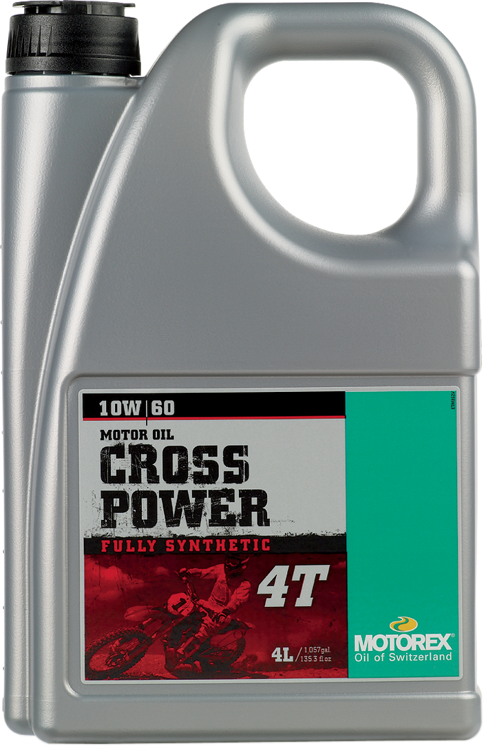 MOTOREX Cross Power Synthetic 4T Engine Oil - 10W-60 - 4L 196047