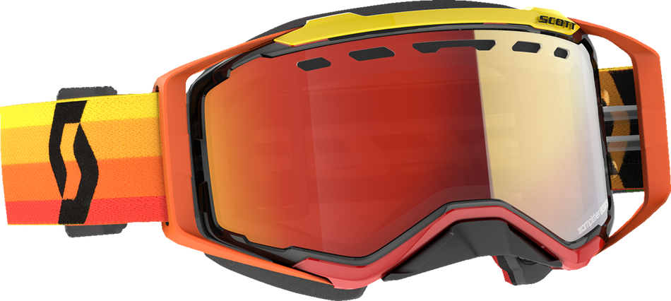 SCOTT Prospect Snow Cross Goggle - Orange/Yellow - Enhancer Red Chrome 272846-1649312