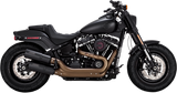 VANCE &amp; HINES Schwarze Hi-Output-Schalldämpfer 46547