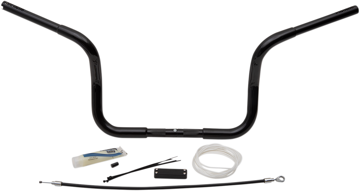 FAT BAGGERS INC. Handlebar Kit - Rounded Top - 10" - Black 909410-B