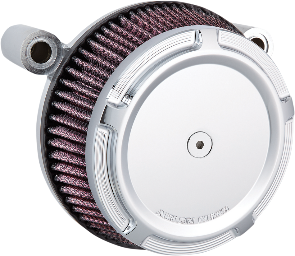 ARLEN NESS Beveled Synthetic Stage-1 Air Cleaner - Chrome - Twin Cam 50-846