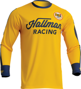 THOR Differ Roosted Jersey - Lemon/Navy - Medium 2910-7122