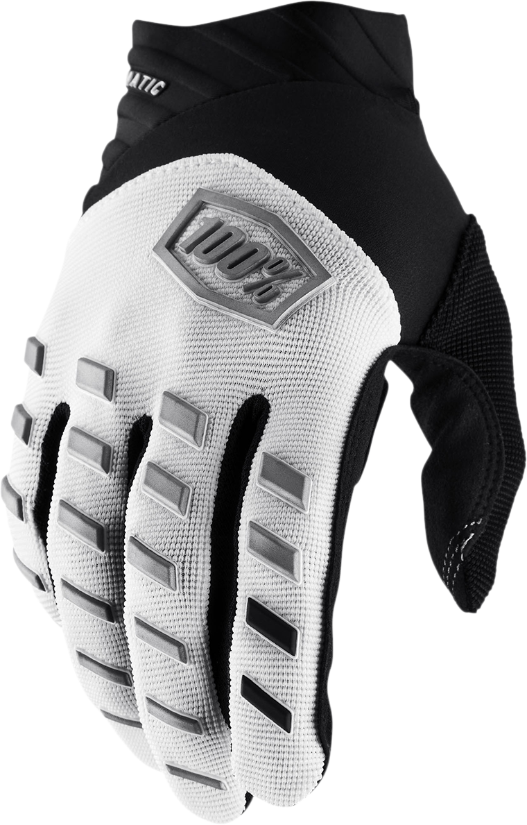 100% Airmatic Gloves - White - Small 10000-00030