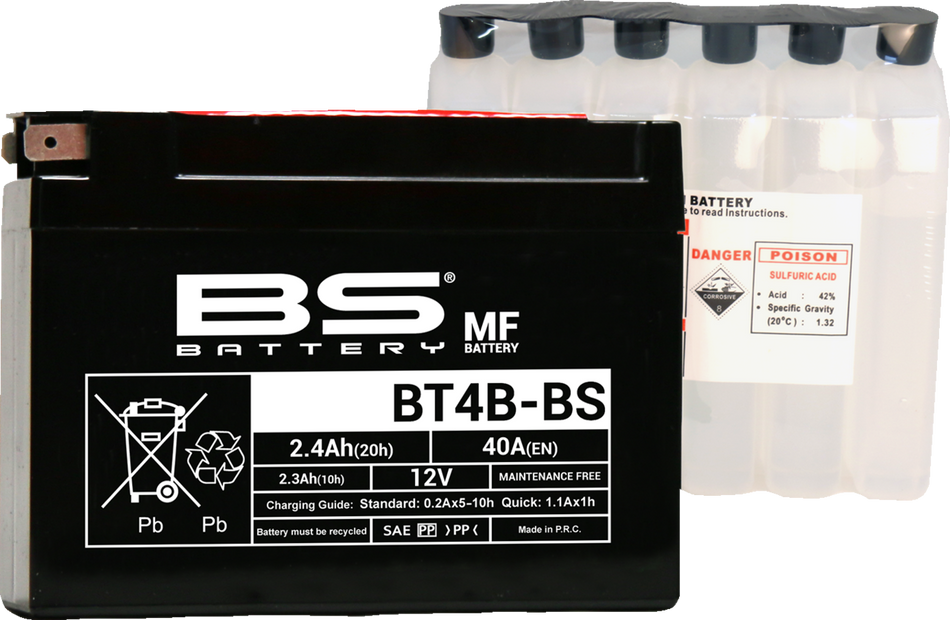 BS BATTERY Battery - BT4B-BS (YT) 300625