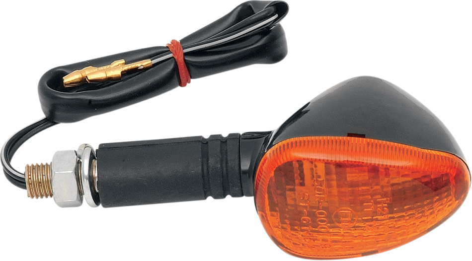 K&S TECHNOLOGIES Marker Lights - Dual Filament - Black/Amber 25-8405