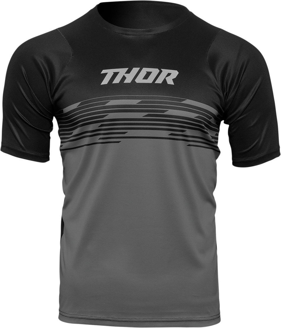 THOR Assist Shiver Jersey - Black/Gray - Small 5120-0169