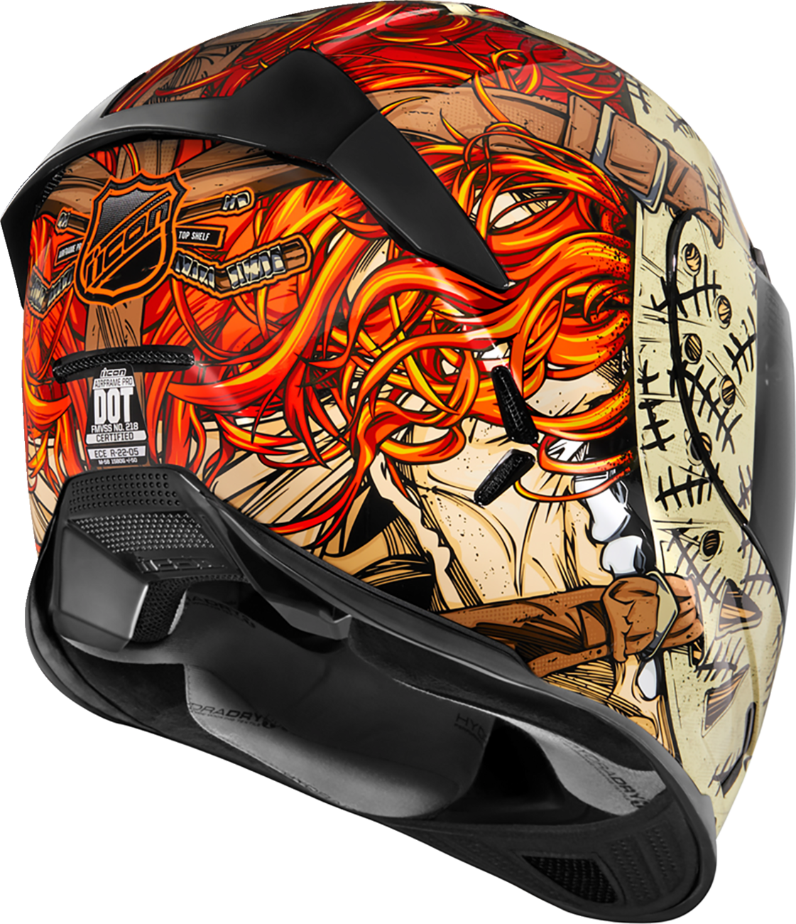 Casco ICON Airframe Pro - Topshelf - Rojo - 3XL 0101-15077 