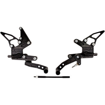DRIVEN RACING Rearsets gsxr1300 99-20 DRP-721-BK