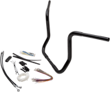 FAT BAGGERS INC. Handlebar Kit - Rounded Top - 14" - Black 909414-B