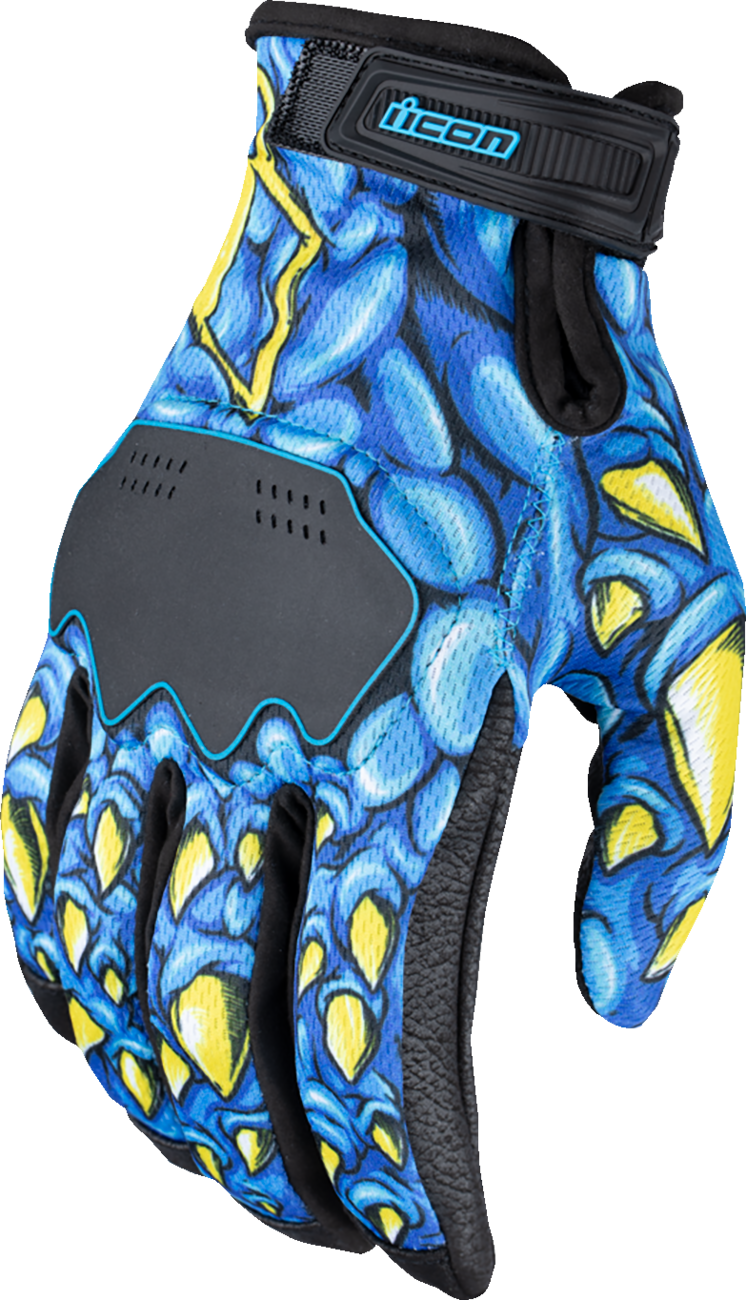 ICON Hooligan™ Kryola Kreep Handschuhe - Blau - XL 3301-4725