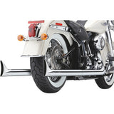 COBRA True Dual Auspuff - Fishtail Harley-Davidson '86-'06 Softail 6987 