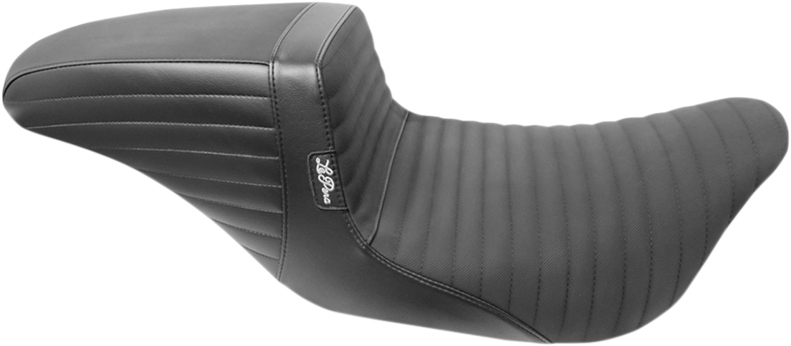 LE PERA Kickflip Seat - Pleated w/ Gripp Tape - Black - FL '08-'22 LK-597PTGP