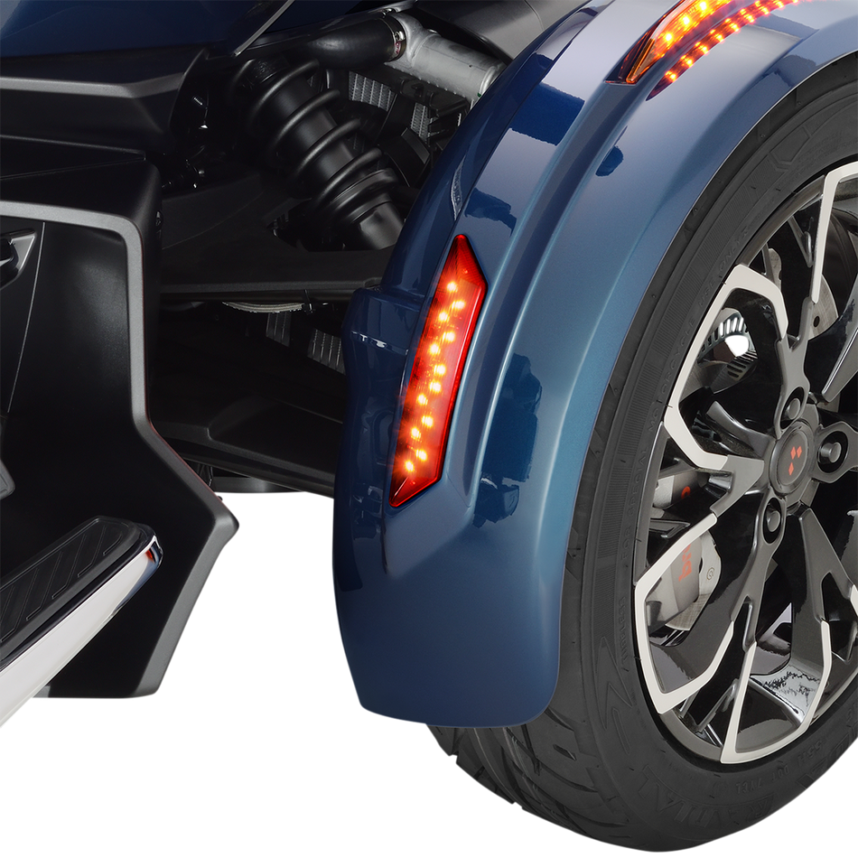 SHOW CHROME Front Fender Lights - Rear - Can-Am 41-202