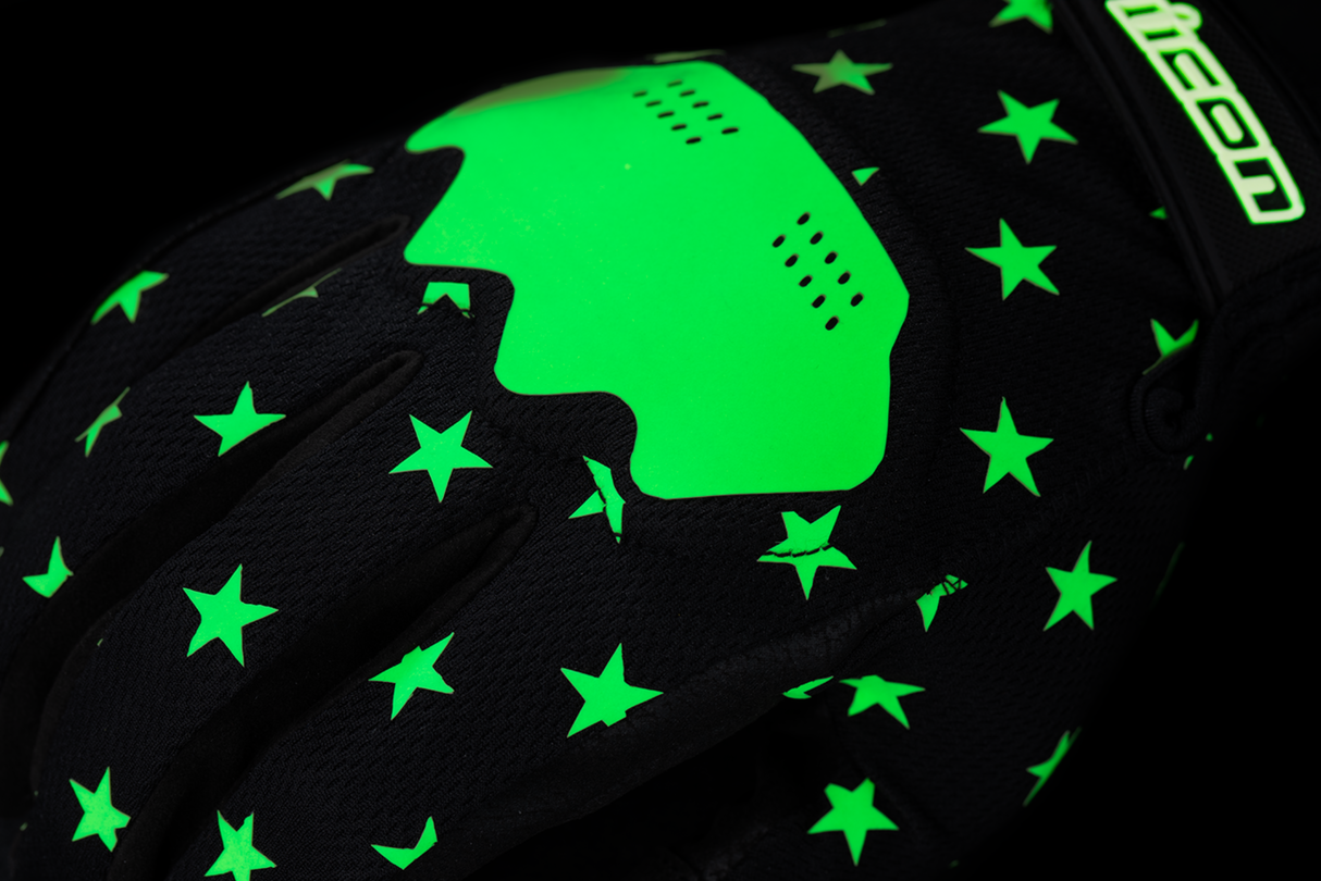 ICON Hooligan™ Old Glory Gloves - Glow - XL 3301-4695